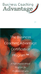 Mobile Screenshot of businesscoachingadvantage.com
